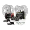 Drilled & Slotted Brake Rotors Kit K15035DK Lenin Auto Parts